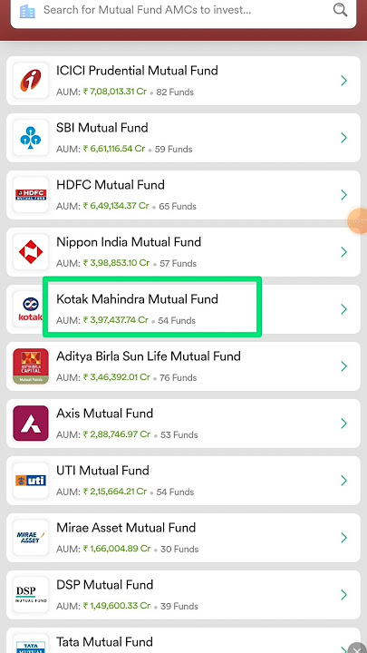 kotak mahindra mutual fund 2024 || kotak best mutual funds 2024
