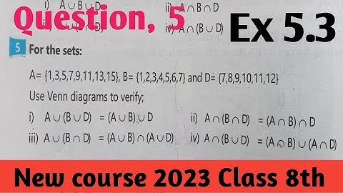 Exercise 5.3 Class 8 Maths New course 2022| Class 8 Maths Exercise 5.3 kpktbb and PTB 2022,2023 P-3