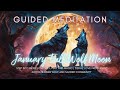 January 2024 wolf full moon guided meditation  activate more joy play  love  528 hz frequency