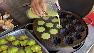Famous Thai Dessert You Should Try Kanom Krok Singapore Thai Pandan Pancake Street Food