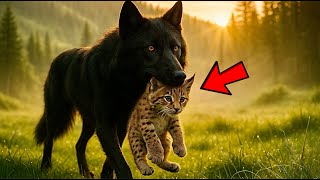 картинка: ВОЛК СПАС РЫСЁНКА И НАРУШИЛ ВСЕ ПРАВИЛА… А ДАЛЬШЕ ПРОИЗОШЛО НЕВЕРОЯТНОЕ!