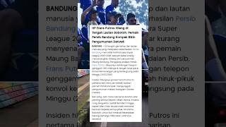 HP Frans putros hilang di tengah lautan bobotoh!