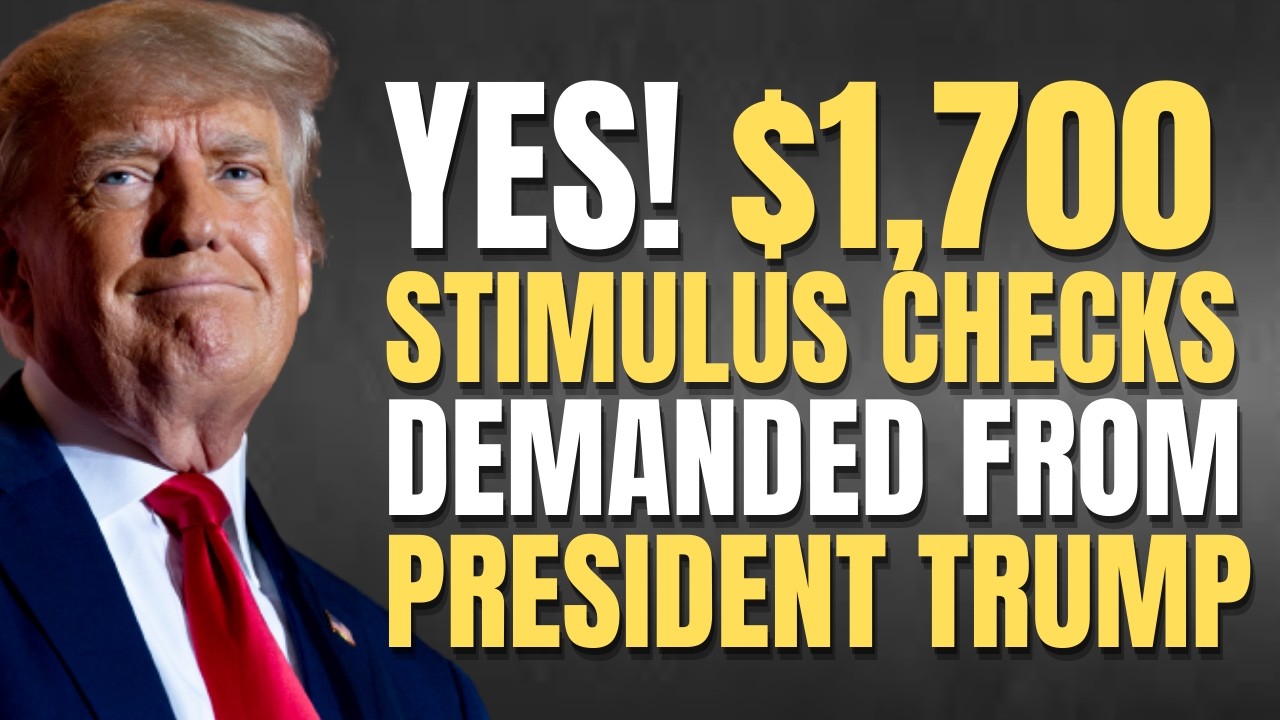 ДА! Трамп потребовал выплаты в размере 1700 долларов каждому.