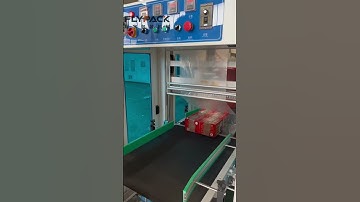 Carton heat Shrink wrap machine #packagingmachine #machine #Shrinkwrap