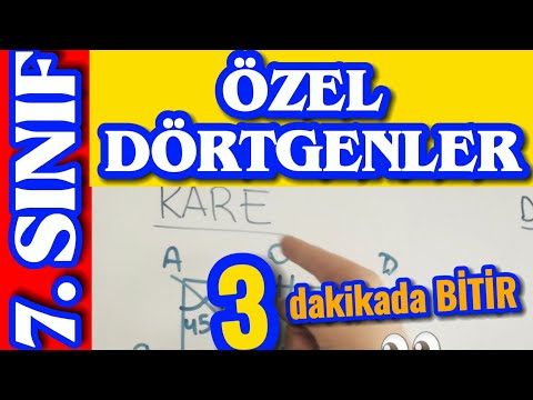 Özel dörtgenler konu