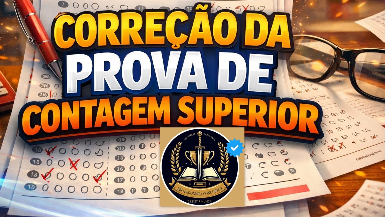 CORREÇÃO DA PROVA DE CONTAGEM- SUPERIOR