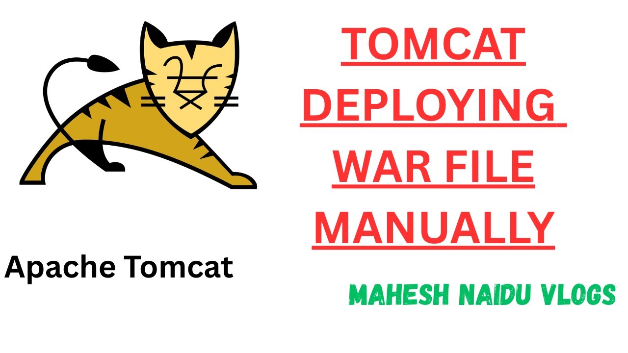 Apache Tomcat deploying war file manually || How to deploy war in ...