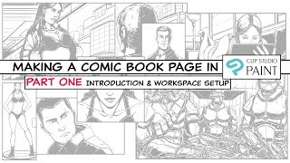 How to make a Comic Book Page in Clip Studio Paint - Part One