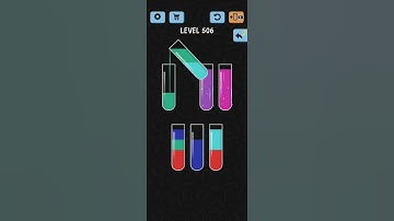 Water Color Sort Level 506 Walkthrough Solution iOS/Android