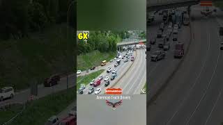 Minneapolis, Minnesota Semi Truck Tips in Tunnel, Slices Roof Off Trailer
