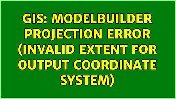 GIS: ModelBuilder Projection Error (invalid extent for output coordinate system)