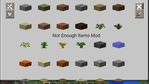 Not Enough Items Mod Review Minecraft PE