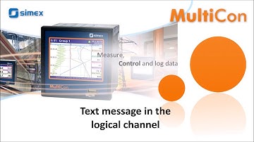MultiCon CMC Logical channels – Text message in the logical channel
