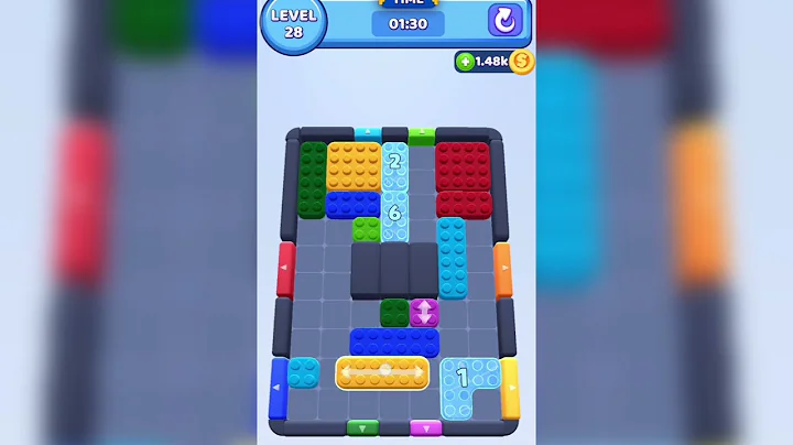 Color Block Jam Level 28 Walkthrough Solution