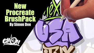 Testing my new Procreate Brushes