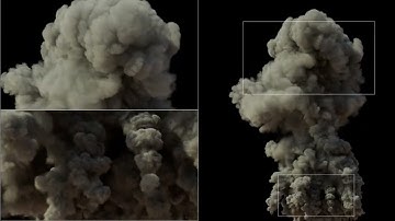 Maya Bifrost Aero Explosion Test B - Smoke