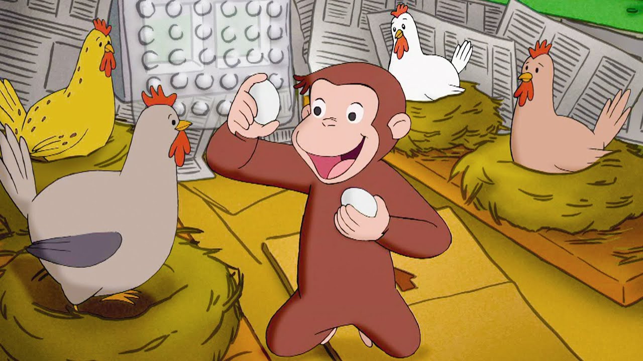 ニワトリはどうやって卵を産むの？ | 全編 🐵 おさるのジョージ