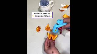 Tutorial on how to make a ribbon roses 🌹