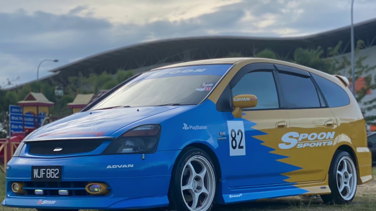 Honda stream rn3 spoon sports - YouTube