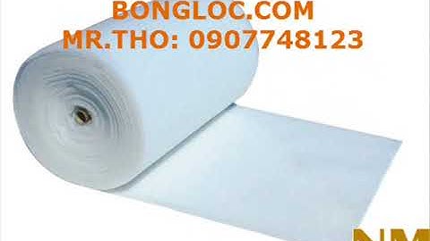 Bông lọc bụi cho AHU, Bông lọc bụi G1, G2, G3, G4 giá rẻ