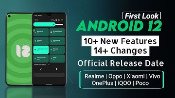 Android 12 All Features & Changes | Android 12 Official Release Date | Android 12 For Realme Devices