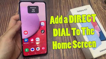 How to Add a DIRECT DIAL To The Home Screen on Samsung / Android 13