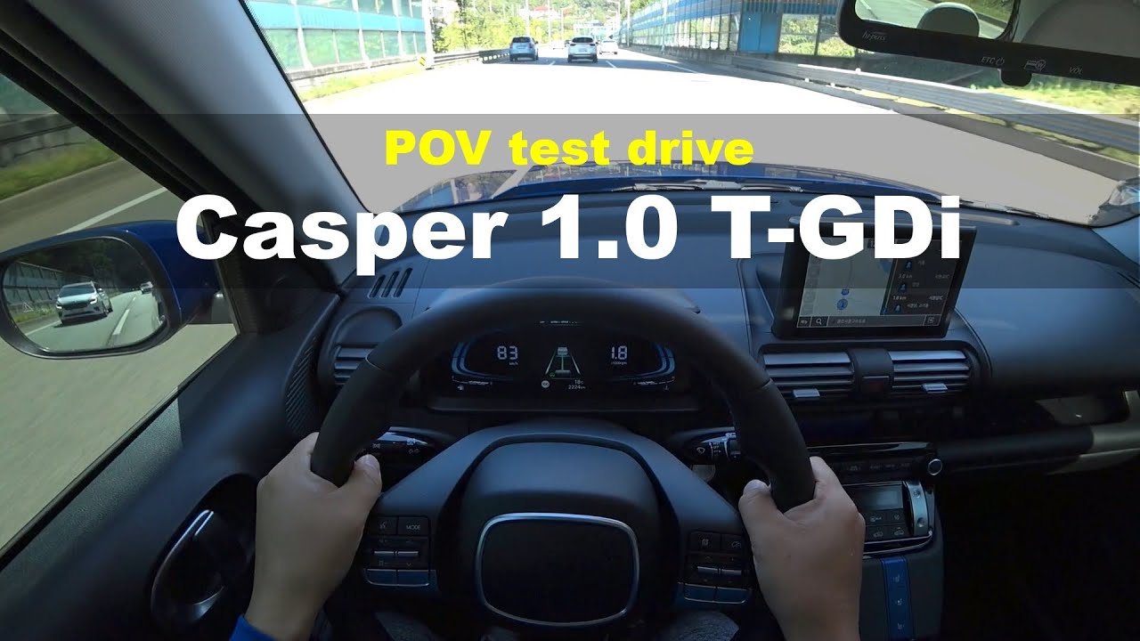 Hyundai CASPER 1.0 T-GDi POV test drive, review