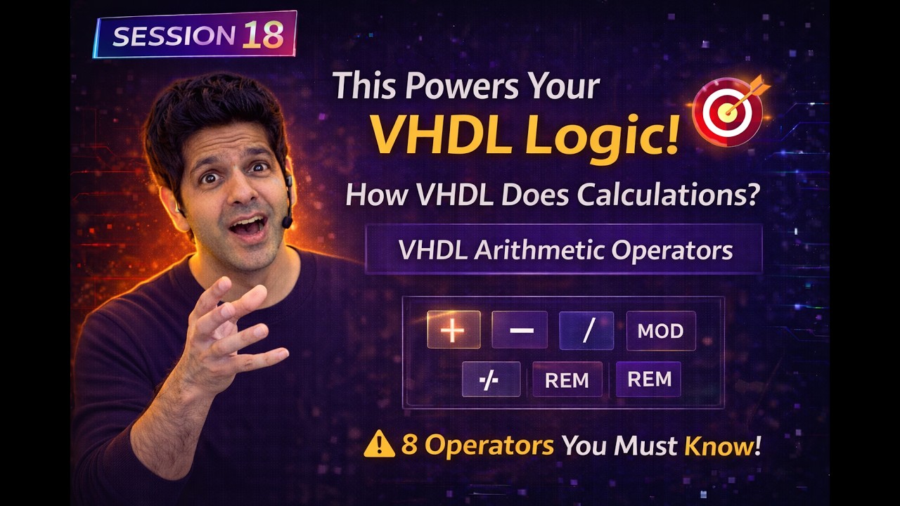 18 - Full FPGA Course ~ VHDL Arithmetic Operators | Course 04 - YouTube