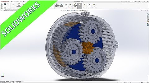 Planetary Gears - SolidWorks 2020 Training - Kinematik