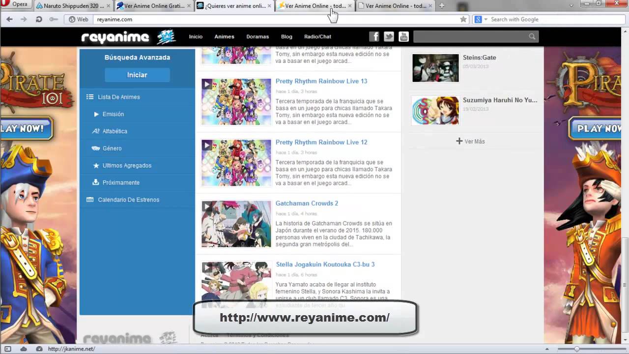 Paginas Para Ver Anime Online Sub Espanol