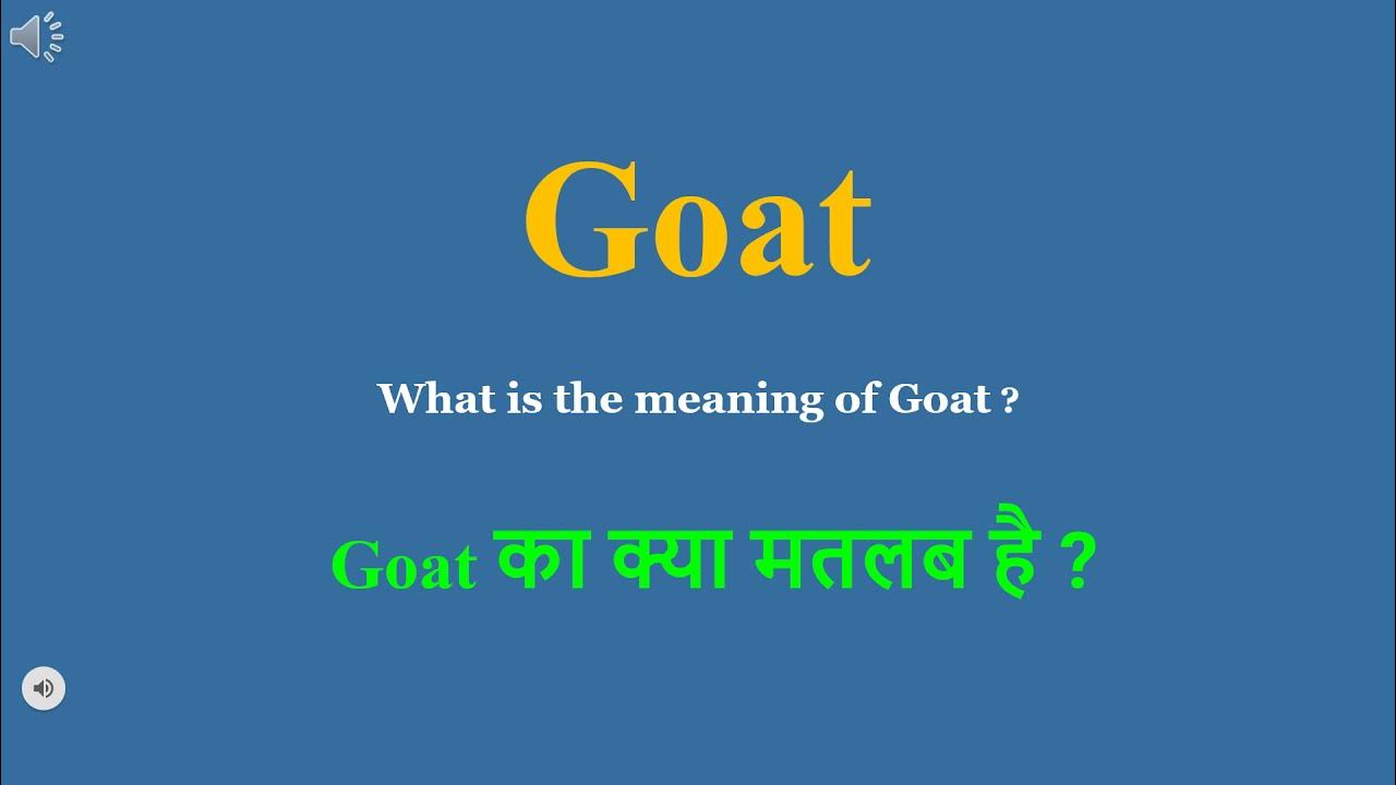 Goat Meaning In Hindi Goat Ka Kya Matlab Hota Hai Daily Use English goat-meaning-in-hindi-goat-ka-kya-matlab-hota-hai-daily-use-english