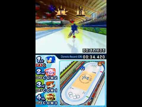 Nintendo DS Mario Sonic At The Olympic Winter Games