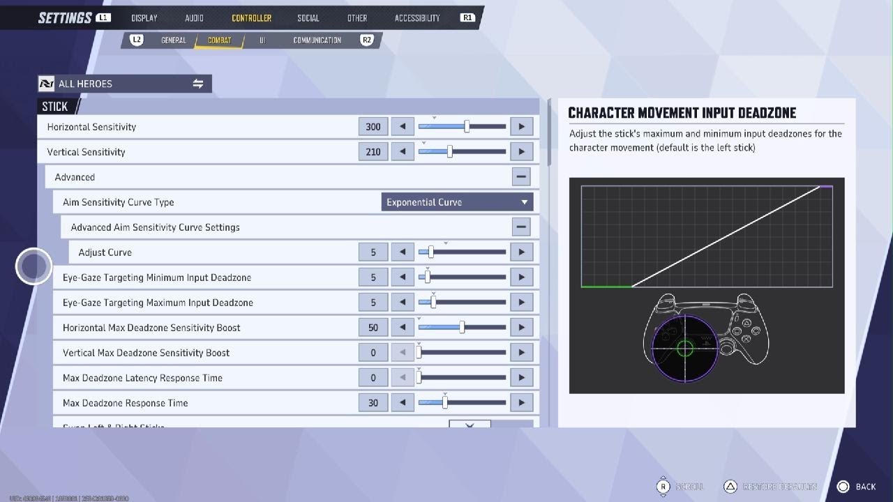 Marvel Rivals Controller Map Marvel Rivals Controller Combat Settings 4/28/2025 - YouTube