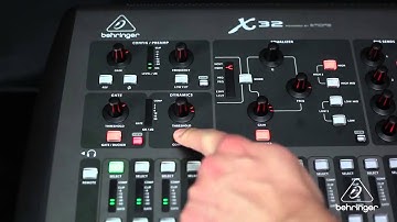 Getting To Know The X32  Dynamics Section