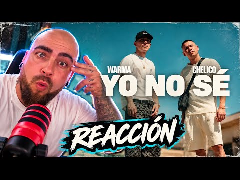 WARMA & CHELICO - YO NO SE (VIDEOCLIP OFICIAL) prod. LUIS BRANCO | REACCIÓN | ByTANA
