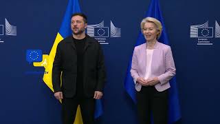 Ursula von der Leyen Welcomes Volodymyr Zelenskyy in the EU | A Powerful Moment for Europe & Ukraine