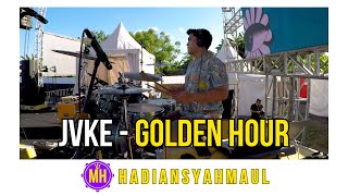 #4DRUMCAM Maulana Hadiansyah Live (RZD) at Yolo fest Bali | JVKE - Golden Hour