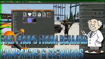 BeamNG - How To Find Props From "Campaigns & Scenarios"