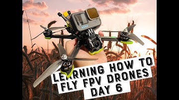 Learning to fly FPV Drones! My 6th flight on a Nazgul 5.