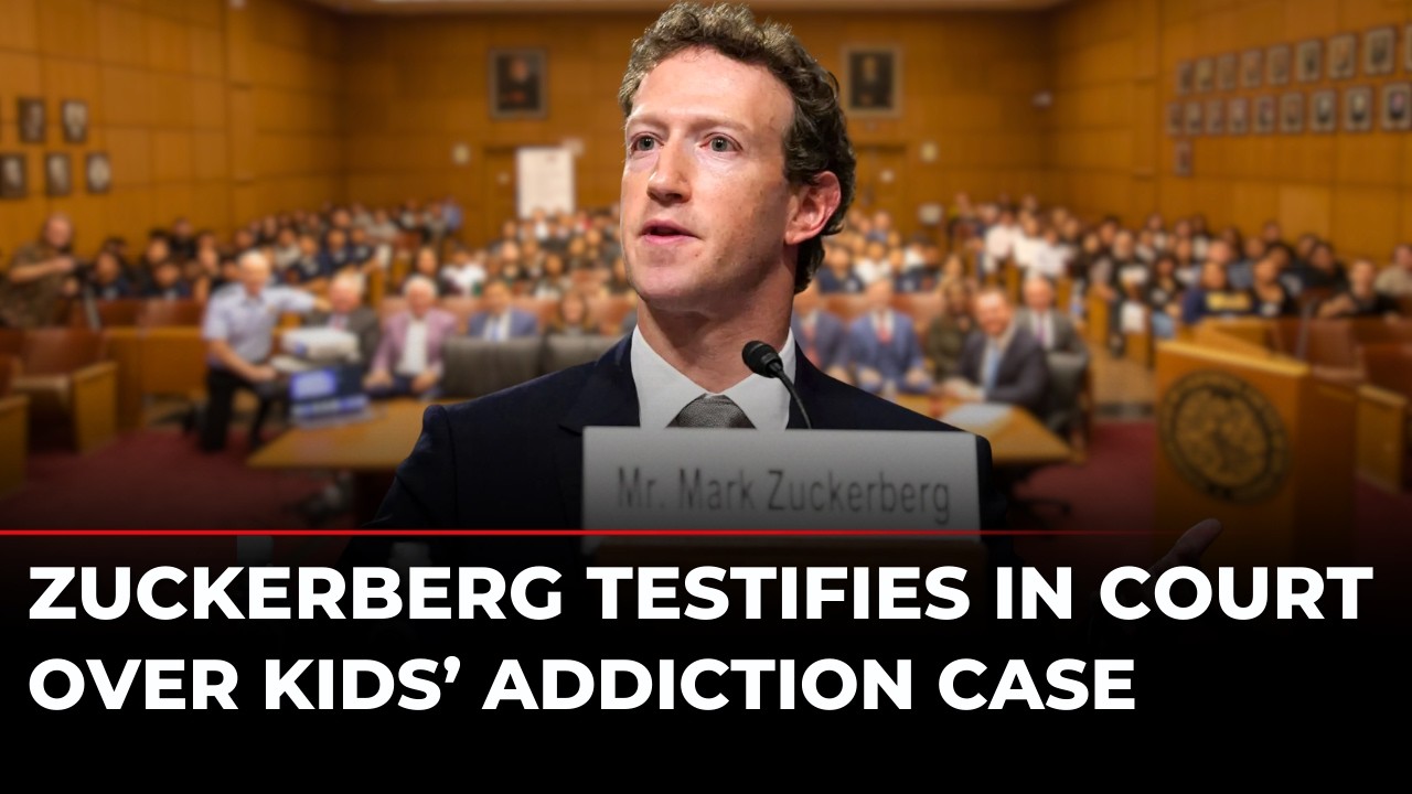 Mark Zuckerberg Testimony LIVE: Meta CEO Takes Stand in Unprecedented Youth Addiction Trial | Reels