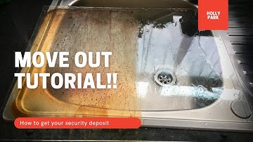 Move out video- How to get your security deposit back.