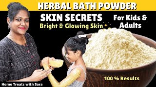 Diy Bath Powder For Skin Brightening & Polishing Adults & Kids Bath Powder For Glowing Skin