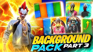 Full Free fire thumbnail background pack part  3 thumbnail pack free fire gfx pack most rare background Update