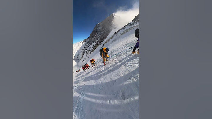 Climbing Into the Death Zone Climbing on Everest #shorts #mountains #everest