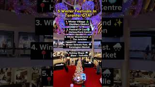 5 Winter Festivals You Need To Check Out In Toronto this week | In Shorts Canada | #shorts #trending