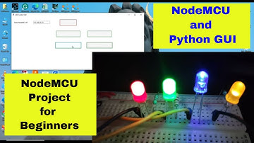 NodeMCU and python GUI controlled LEDs Projects | NodeMCU Projects for beginners