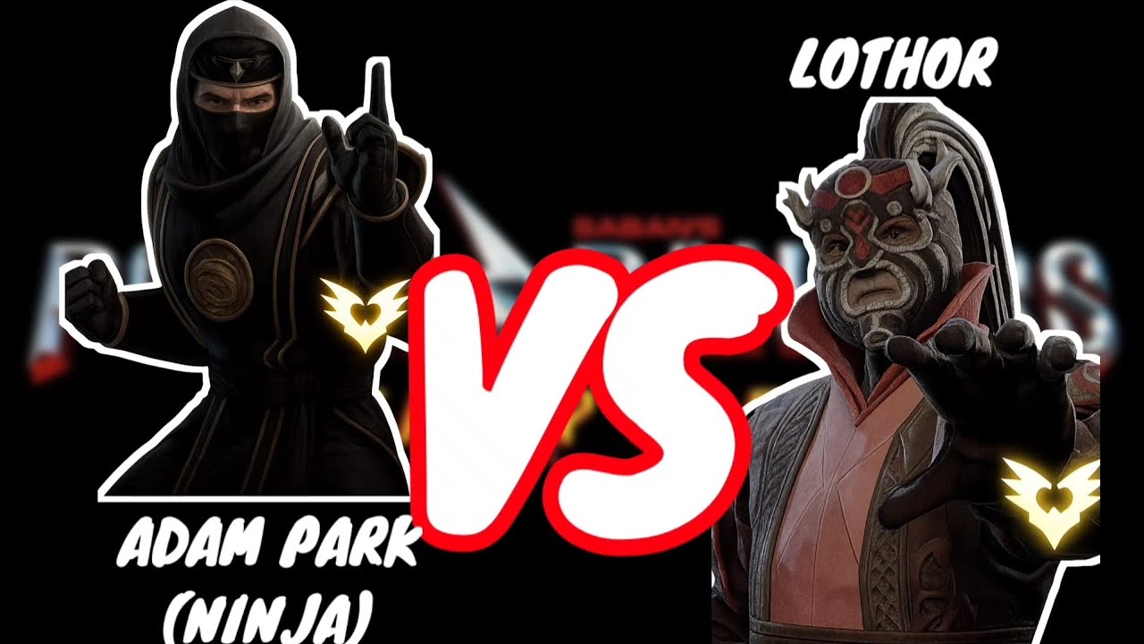 GAME PLAY POWER RANGERS LEGACY WARS ADAM PARK NINJA VS LOTHOR