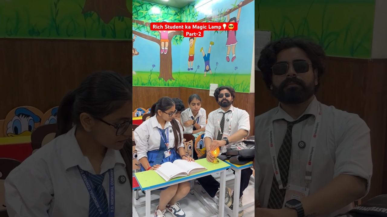 Rich Student ka Magic Lamp💡😎 Part-2 #shorts #ytshorts #teratrigun #richstudent #magiclamp