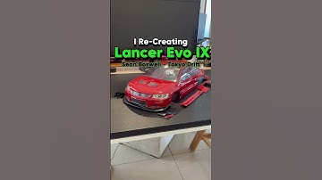 I RECREATING SEAN BOSWELL LANCER EVO 9 FROM TOKYODRIFT #rcdrift #lancerevo9