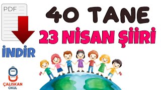 40 Tane 23 Nisan Şiiri İndir - Kısadan Uzuna 23 Nisan Şiirleri